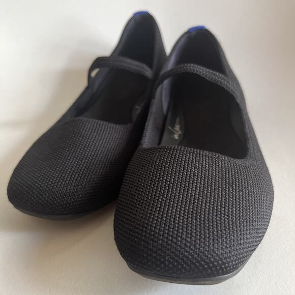 Rothy’s The Max Square Mary Jane Size 6 Black - Picture 14 of 16